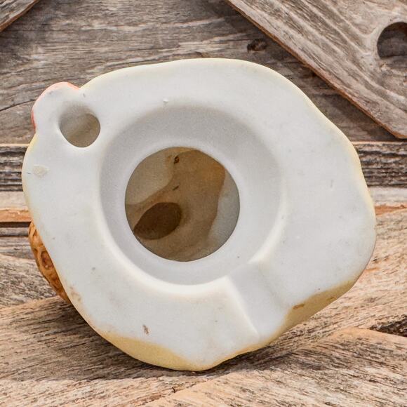 1987 Vintage Lefton-Ceramic Bisque Bunny-Balloons and Basket of a Flowers-5.5”H - Picture 8 of 8